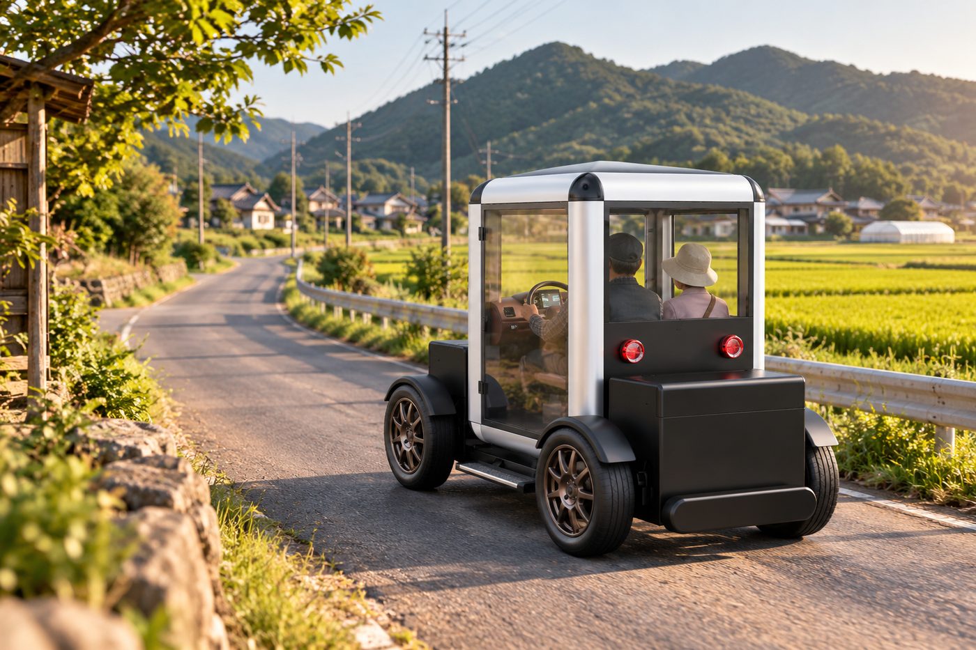 RUTA LSV on a rural road